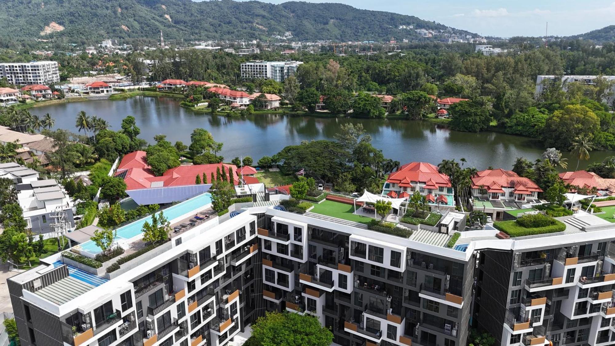Sky Park Laguna 1Bdr Lake View Таланг Екстериор снимка